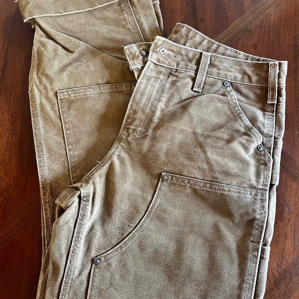Carhartt Brown Double Knee Relaxed Fit Pants